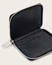 Lena Hex Zip Up Leather Wallet