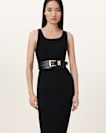 Harper Snake Effect Leather Belt