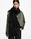 Star Tinsel Metallic Scarf