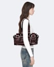 Stud Leather Grab Bag