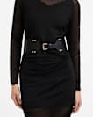 Eden Leather Buckle Waist Belt