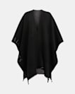 Saints Border Logo Wool Ruana Scarf