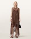 Clara Mesh Midi Dress