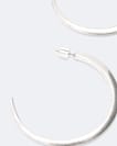 Talon post back hoop earrings