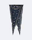 Jett Printed Diamond Silk Scarf