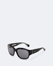 Wrapped oval sunglasses