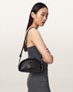 Rosalie Arc Leather Crossbody Bag