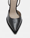 Lily Leather Slingback Heels
