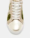 Sheer Leather Bolt Trainers