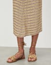 Donna Leather Rope Strappy Sandals