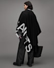 Rae Logo Ruana Wool Scarf