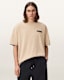 Redact Oversized Embroidered Logo T-Shirt