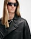 Kessler Double Breasted Leather Coat
