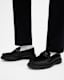 Gibbs Leather Chain Loafers Shoes