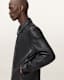 Erol Zip Up Leather Jacket