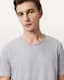Figure Crew Neck Raw Edge T-Shirt