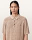 Aspen Waffle Texture Ramskull Polo Shirt