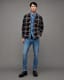 Cigarette Skinny Distressed Denim Jeans