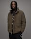 Chalk Hooded Relaxed Fit Jacket