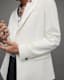 Canis Satin Trim Relaxed Fit Blazer