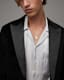 Lyra Satin Trim Velvet Slim Fit Blazer