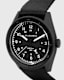 Subtitled GMT I Matte Black Stainless Steel and Black Nylon Watch