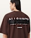 Redact Oversized Embroidered Logo T-Shirt