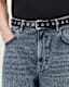 Cal Leather Eyelet Belt