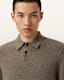 Statten Long Sleeve Ramskull Polo Jumper