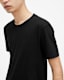 Figure Crew Neck Raw Edge T-Shirt