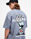 Undergang Oversized Graphic Printed T-Shirt