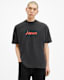 Damienz Logo Print Oversized T-Shirt