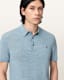Mode Merino Short Sleeve Ramskull Polo Shirt