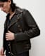 Luca Leather Biker Jacket