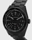Subtitled GMT V Matte Black Stainless steel Watch