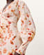 Taylen Floral Print Midi Dress