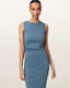 Katarina Boat Neck Slim Fit Maxi Dress
