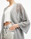 Misha Mesh Longline Kimono Cardigan