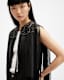 Elias Astral Leather Tassel Gilet