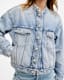 Bella Diamond Button Denim Jacket