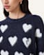 Amora Love Heart Jacquard Jumper