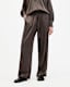 Tyler High Rise Abstract Print Trousers
