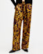Tyler High Rise Abstract Print Trousers