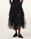 Jen Tulle Asymmetric Maxi Skirt