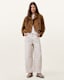 Hendry Cropped Suede Trench Coat