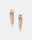 Viola Statement Chain Fringed Earrings