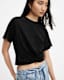 Mallinson Cropped Slim Wrap Over T-Shirt