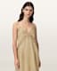 Samia Linen Lace Midi Dress