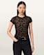 Ellie Mesh Leopard Print T-Shirt