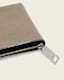 Lena Hex Leather Zip Wallet